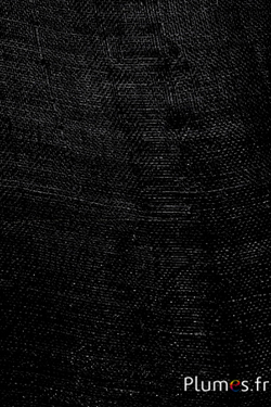 Sisal tissé - 45 x 90 cm - noir